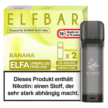 Elfbar ELFA Liquid Pod 2er Pack - Banana