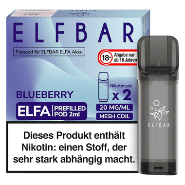 Elfbar ELFA Liquid Pod 2er Pack - Blueberry