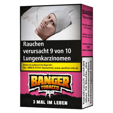 Banger Tobacco 25g - 3 Mal im Leben