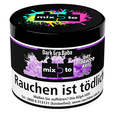 MixTo 65g - Dark Grp Baba