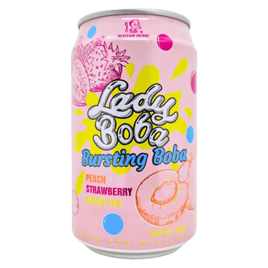 Madam Hong - Bubble Peach Strawberry Iced Tea 320ml