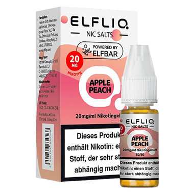 Elfliq - Nikotinsalz Liquid 20mg/ml - Apple Peach