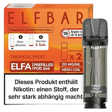 Elfbar ELFA Liquid Pod 2er Pack - Tropical Fruit