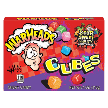 Warheads - Chewy Cubes Theatre Box 113g