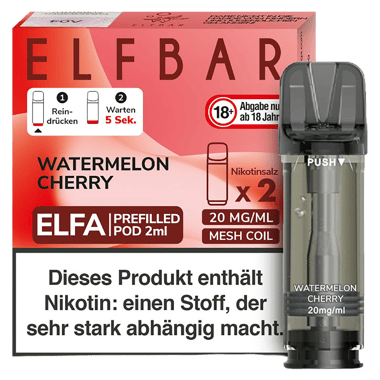 Elfbar ELFA Liquid Pod 2er Pack - Watermelon Cherry