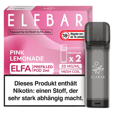 Elfbar ELFA Liquid Pod 2er Pack - Pink Lemonade