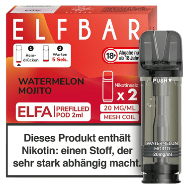 Elf Bar ELFA Liquid Pod 2er Pack - Watermelon Mojito