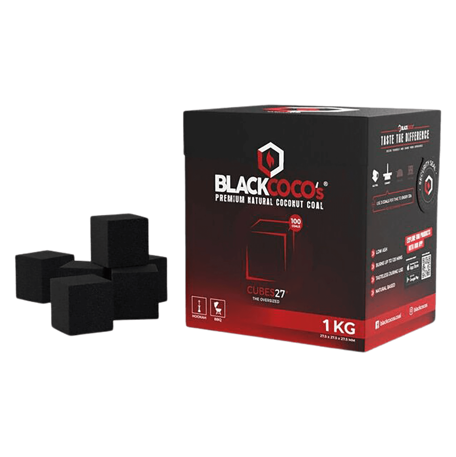 Black Coco's - 27mm Naturkohle 1kg